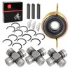 Front Rear Propeller Shaft Bearing Carrier & u-joint For Polaris