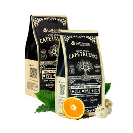 Cafetalero Colombian Gourmet Coffee: Superior Craftsmanship for Discerning Palates - 2 Pack 454g Whole Bean Presentation