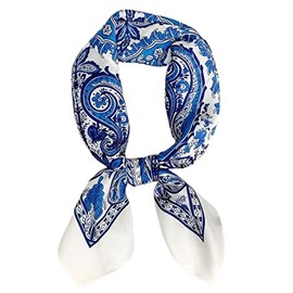 MAIRY Bandana Scarfs for Women Silk Hair Wrap for Sleeping Lightweight Paisley Bandana Shawls and Wraps Women Scarves GB070034