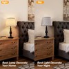EJIAXIN Table Lamps Set of 2, Bedside Nightstand Lamps with