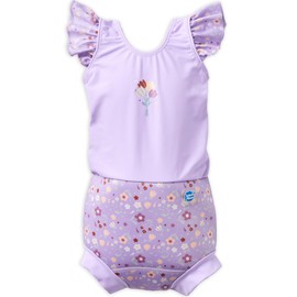 Splash About Happy Nappy Suit, Lilac Spring