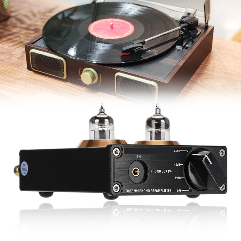 PHONO BOX P4 Gold Plated RCA Panel Drawing Sandblasting MM