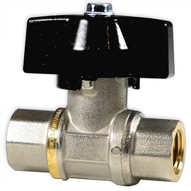 Ball Valve - 3,000 PSI - 1/4" NPT - Durable Plated Brass Construction