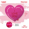 Toothsome Studios Heart Shaped Pillow Cover 15" x 15" (1,