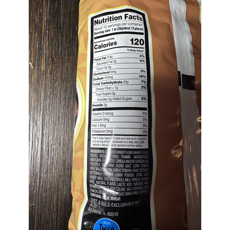 Clancys 2 Bags Clancys Pub Style Pretzel Bold Onion and