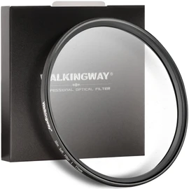Walking Way White Mist Filter 77MM Soft Focus Filter Circular Diffusion Filter Dreamy Fog Effect Camera Lens Fliter for Video/Vlog/Portrait Photography(Light-Soft 1, 77MM)