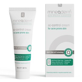 Mineaderm Advanced Acne Spot Treatment Cream with Regenistem Red Rice, Tea Tree Oil and Multivitamin Complex | Reduces Acne and Oil | Moisturising, Soothing Formula for Sensitive