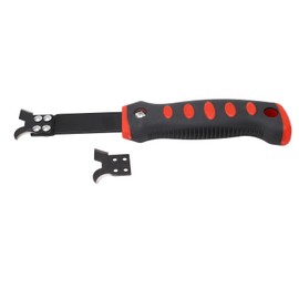 Cuchillo para Tablero de Cemento y Yeso con Mango de Goma Hoja de Acero Al Manganeso Cortador de Tablero de Yeso de Corte Rápido y Limpio