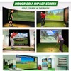 Aikeec Golf Simulator Impact Screen: 7mm Thickened Ultra-Clear Hitting Screen