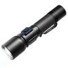 Consciot Rechargeable Flashlight One Click On/Off, Max. 1200 Lumens, 7