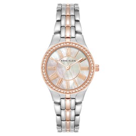 Anne Klein Women's Premium Crystal Accented Bracelet Watch