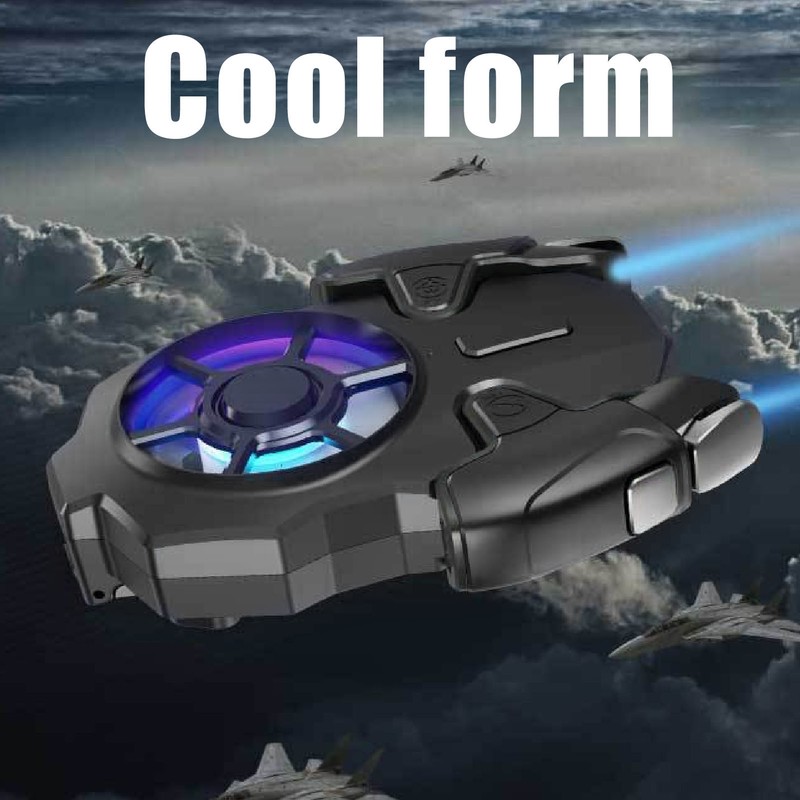 Phone Cooling Fan Portable Universal ABS and Metal Rapid Cooling