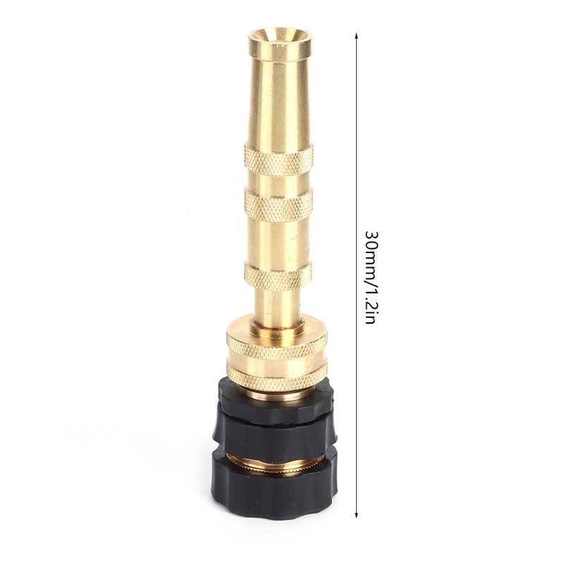 Brass Adjustable Hose Nozzle Water Hose Nozzles for Garden Sprayer