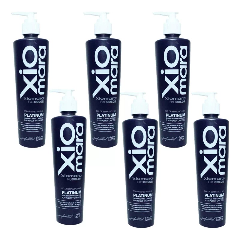 Xiomara 6 Shampoo Matizador Platinum Mechas Bayalage 250ml