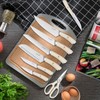 Kuisine Kitchen Knife Set,High Carbon Stainless Steel Ultra Sharp Blade