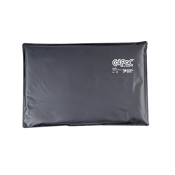 ColPac 00-1556 Reusable Oversize Black Urethane Cold Packs, 12.5" Length x 18.5" Width