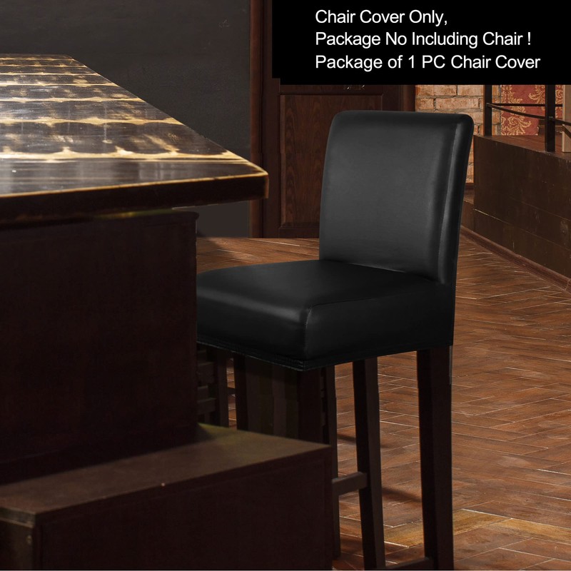 PiccoCasa Waterproof Bar Stool Covers, Faux Leather Pub Counter Height