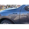 OVERLAND SPY (2pc) Gloss Black 345 Badge Emblem Chrome Trim