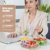 WWYH.DSS,10-Pack Meal Prep Containers with Snap Locking Lids, Glass Airtight