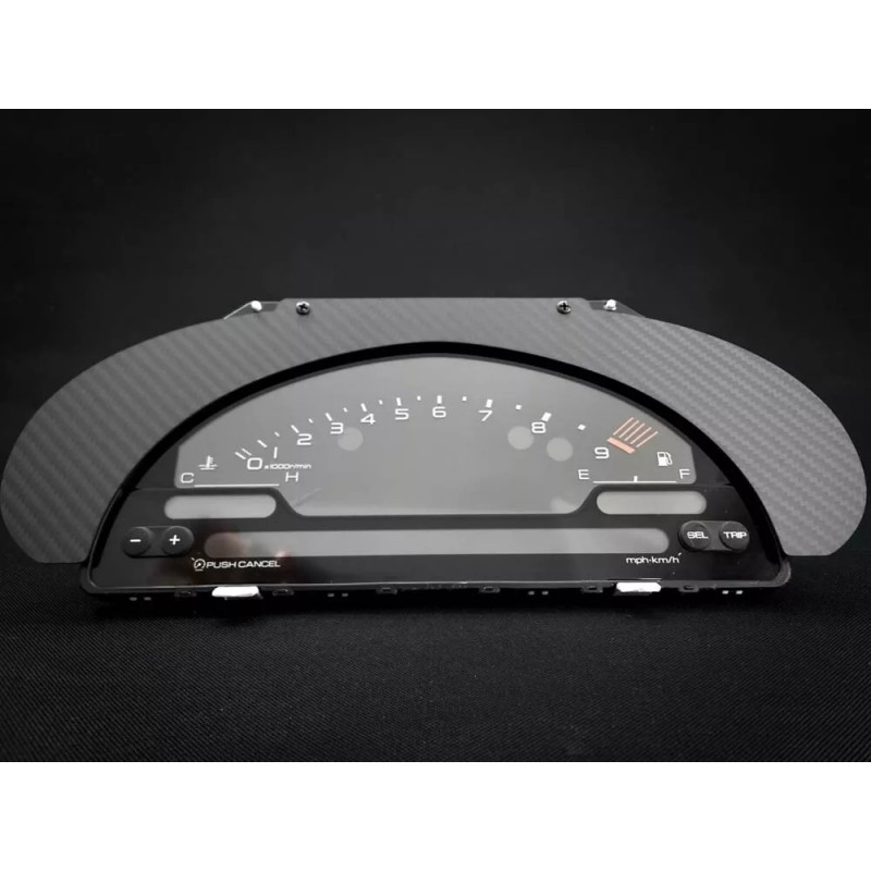 RPSDZN Twill Dry Carbon Fiber S2000 Cluster Conversion Bezel 94-01