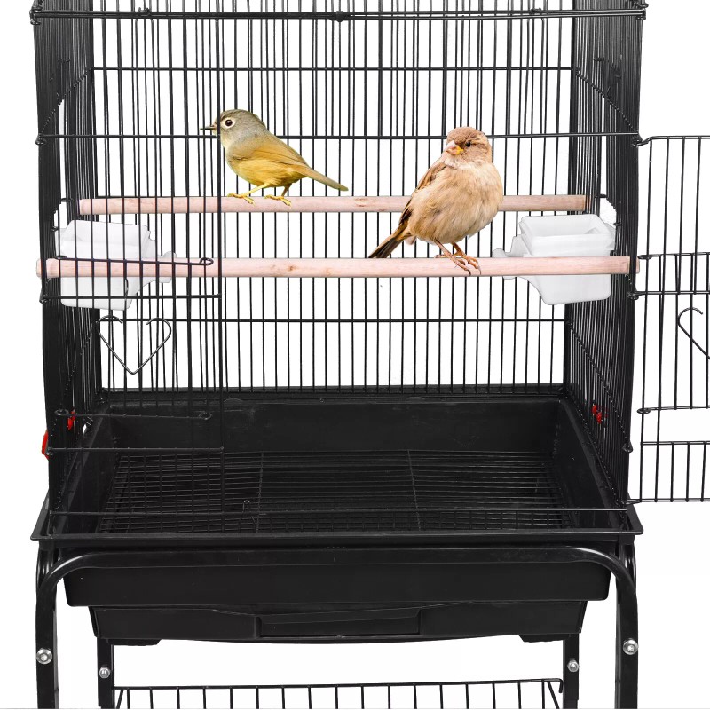 Segawe 59''H Large Bird Cage Cockatiel Parakeet Finch Rolling Canary