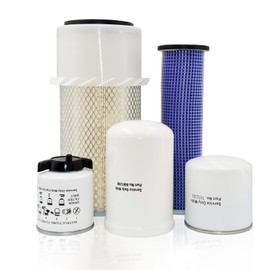 Automost Air Filter 6598362 6598492 Oil Filter 6675517 6661248 Fuel Water Separator Filter 6667352 Kit Compatible with Bobcat 751 751G 753 763 773 S130 S160 S175 S185 S205 T140 T180 T190 Steer Loaders