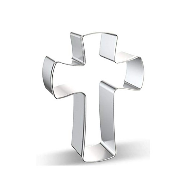 WJSYSHOP Crucifix Cross Crucifixion Shaped Cookie Cutter - A