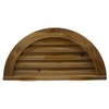 Shed Windows and More Wooden Gable Vent 40" Half Moon