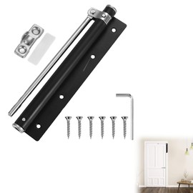 Automatic Door Closer, Door Closer, Adjustable Door Closer, Interior Door, Automatic Door Closer, Stainless Steel, Door Spring Door, Door Spring Closer, Rod Door Closer, Black