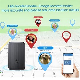 Mini GPS Tracker for Vehicles - Tracker Device for Vehicles No Subscription No Monthly Fee Car Tracker Device Hidden Magnetic Real-Time GPS Tracking Full Global Coverage Location for Cars Kids Dogs