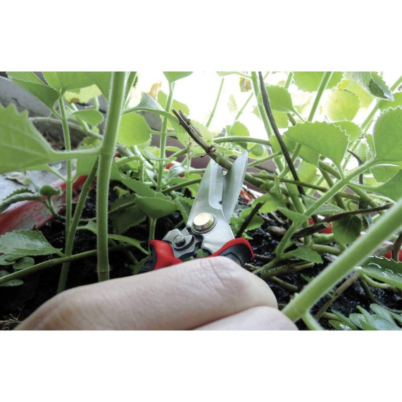 TOOLCRAFT Combination Scissors, Stainless Steel Cutting Blades, Non-Slip Handle, Universal