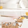 9PCS Kitchen Utensil Set Stainless Steel Wooden Handle Portable Baking