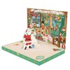 Music Box Card Santa's Workshop Novelty Dancing Musical Christmas Card