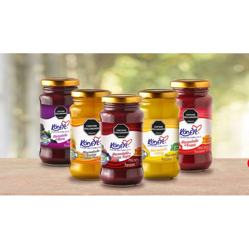 Konfyt Colombia Konfyt pineapple Marmalade. no added sugar. 250g Desserts