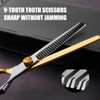 WHYCNJL 1 Piece Thinning Scissors, Hairdressing Scissors, Professional Hairdressing Scissors