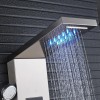 FUZ Shower Panel Tower System Stainless Steel Massage Faucet LED