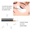 Nagaraku Extensiones De Pestañas 5d W Shape 8-15mm Mix