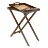 Devon Butler Serving Tray Table Practical Design Lacquered Finish Residential