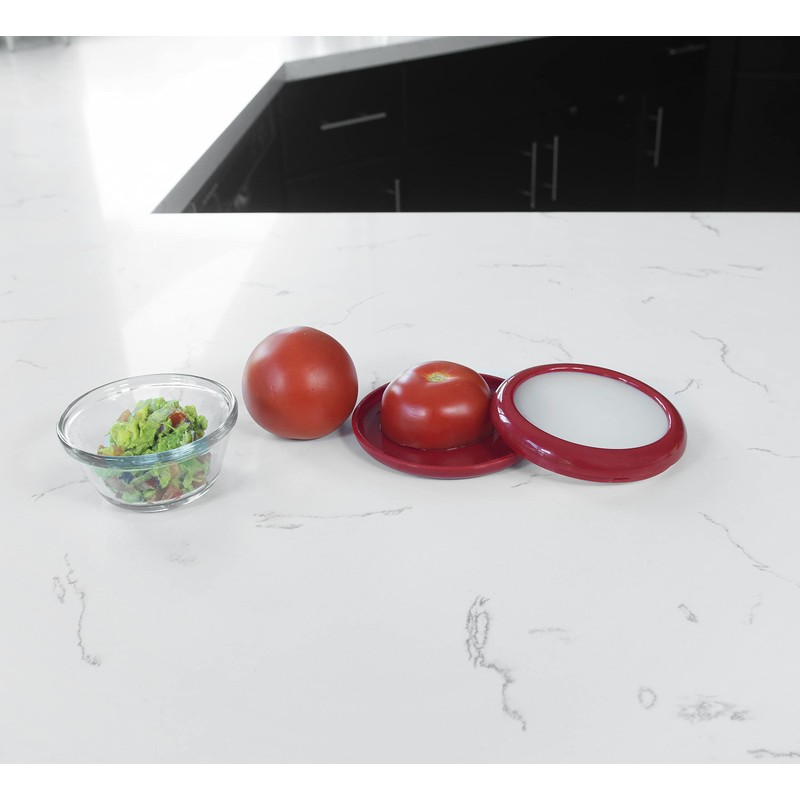 Joie Fresh Stretch Pod Tomato Storage Container, Silicone Food Saver,