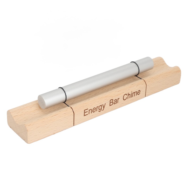 Meditation Chimes Mindfulness Aluminum Alloy Wooden Single Sound Hand Bell
