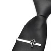 Asienice Black Cross Tie Clip For Men Copper Simple Tie