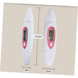 Healeved 2pcs Digital Facial Moisture for Oil and Hydration Analysis Compact Skin Tester for Home Travel and Accurate Device in and White
