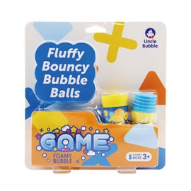 UNCLE BUBBLE Game Foamy Bubble - Fluffy Bouncy Bubble Balls! Blow a Fluffy Ball and Pass Them to a Friend, Juggle Them and Play Them in The Air.