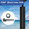 Gyykzz 24Pack Black PVD Technology 33° Beveled Angle Washers for