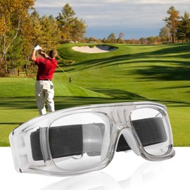 Kuuleyn Protective Glasses, Football Protective Glasses Safety goggles Outdoor Sports Goggles Protective Glasses Frame for Basketball Football Training Golf(Transparent Gray)