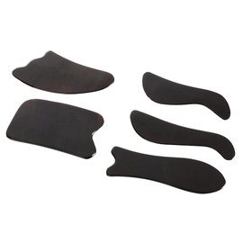ROSENICE Gua Sha Scraping Massage Tool Water Buffalo Horn Gua Sha Guasha 5pcs