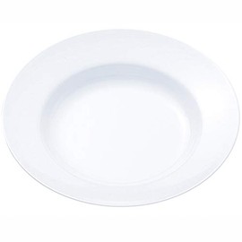 nagao Melamine Resin White Dinnerware Soup Plate 23 cm No. (A Little Bit Of... 50 