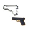 Hand Gun Cookie Cutter 4 Inch - Made in the