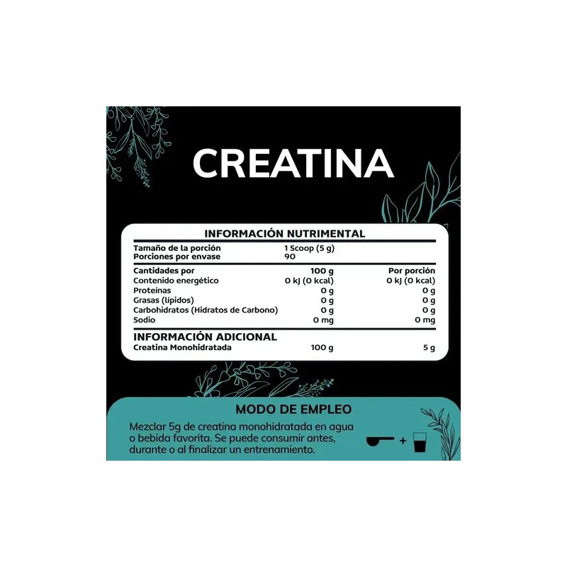 Creatina Monohidratada Micronizada 450g | Alta Pureza | Gym