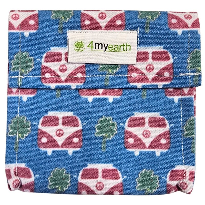 4MyEarth Reusable Cotton Snack Pocket, Llama